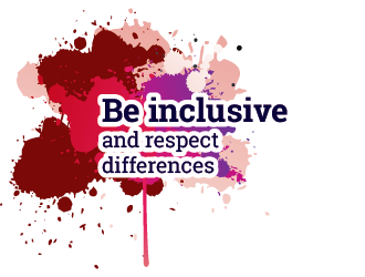 Be inclusive and respect differences
