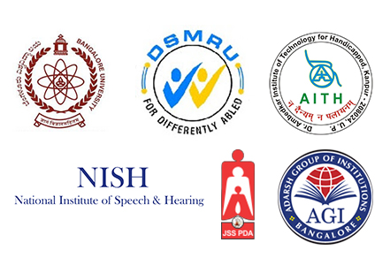 Logos - Bangalore University, DSMRU, AITH, Adarsh, JSS PDA, NISH