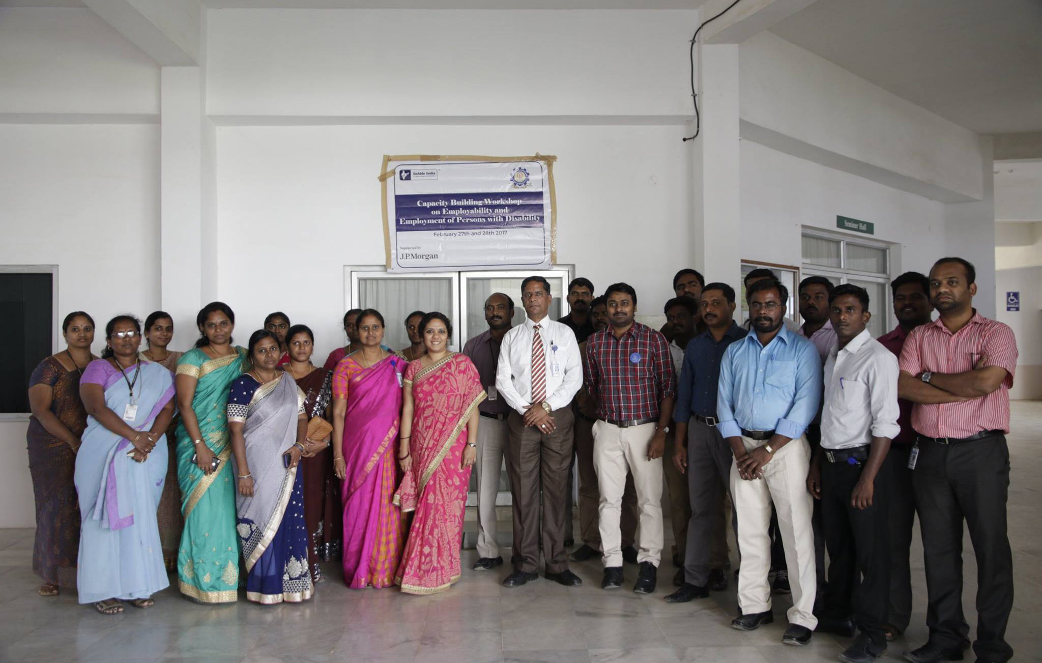 Enable India Team with Kalasilingam University Staff