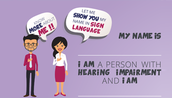 Order Poster for effective inclusion of employees with hearing impairment