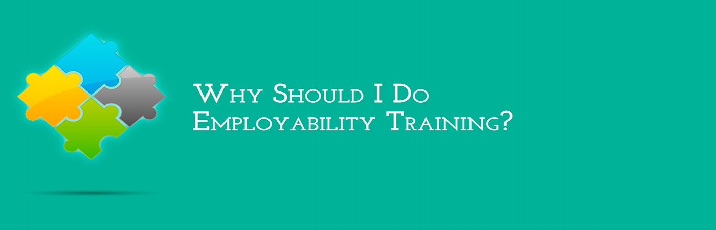 Banner Image with text Why should I do employability training